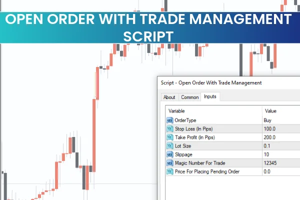 Open Order With Trade Management Script
